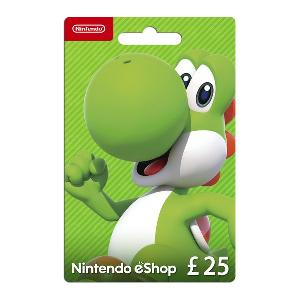 Image of NINTENDO ESHOP eShop Gift Card - £25