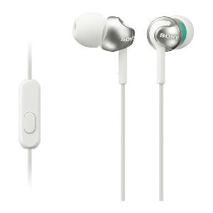 Image of SONY MDR-EX110APW Headphones - White