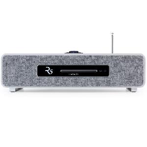 Image of R5 High Fidelity Music System CD, DAB, Bluetooth | Soft Grey Lacquer