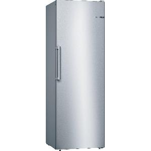 Image of Serie 4 GSN33VLEP 60cm 225 Litre Frost Free Single Door Freezer | Silver Innox