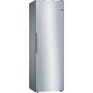 Image of Serie 4 GSN36VLFP 60cm 242 Litre Frost Free Tall Single Door Freezer | Silver Innox